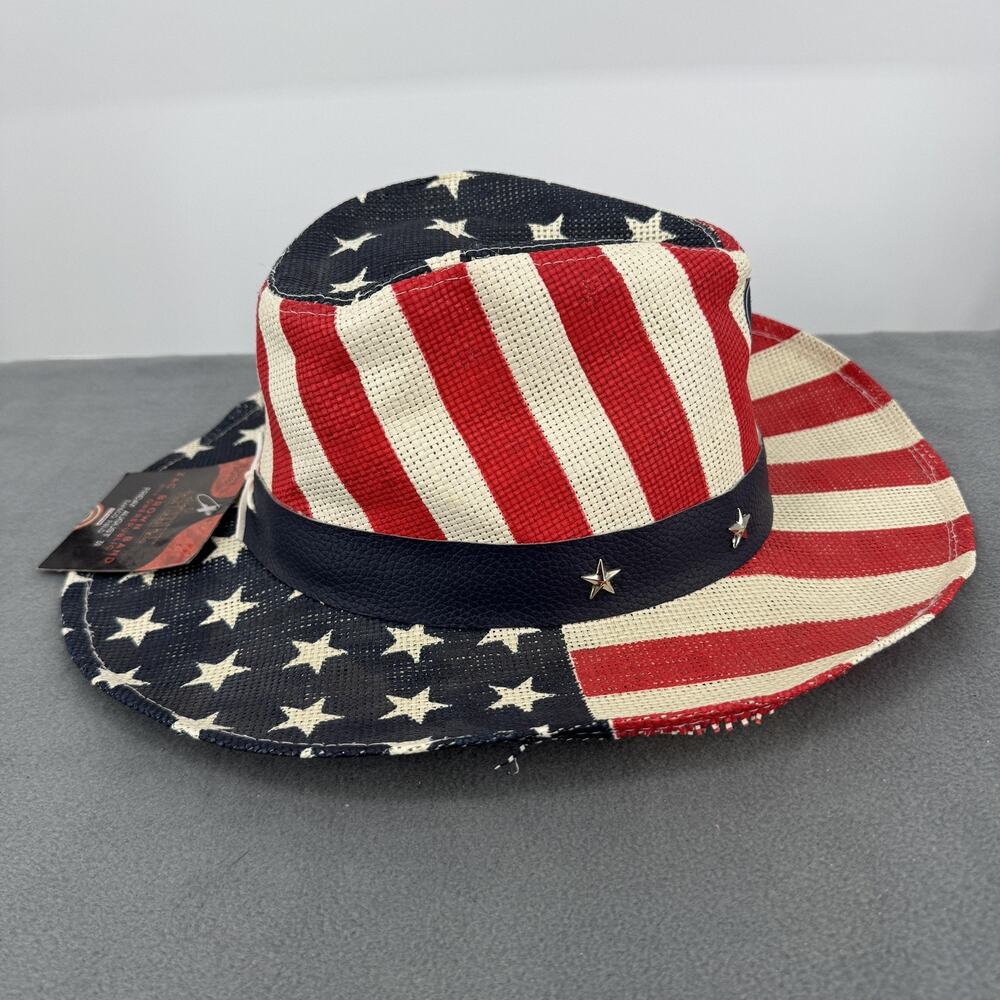 Seattle Mariners Patriotic Cowboy Hat Zac Brown Band 2018 Safeco Field USA MLB - Picture 3 of 7